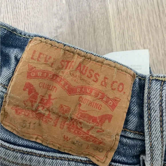 Pre-owned men Levi regular fit 511 jeans. 29W 30L - Picture 2 of 3